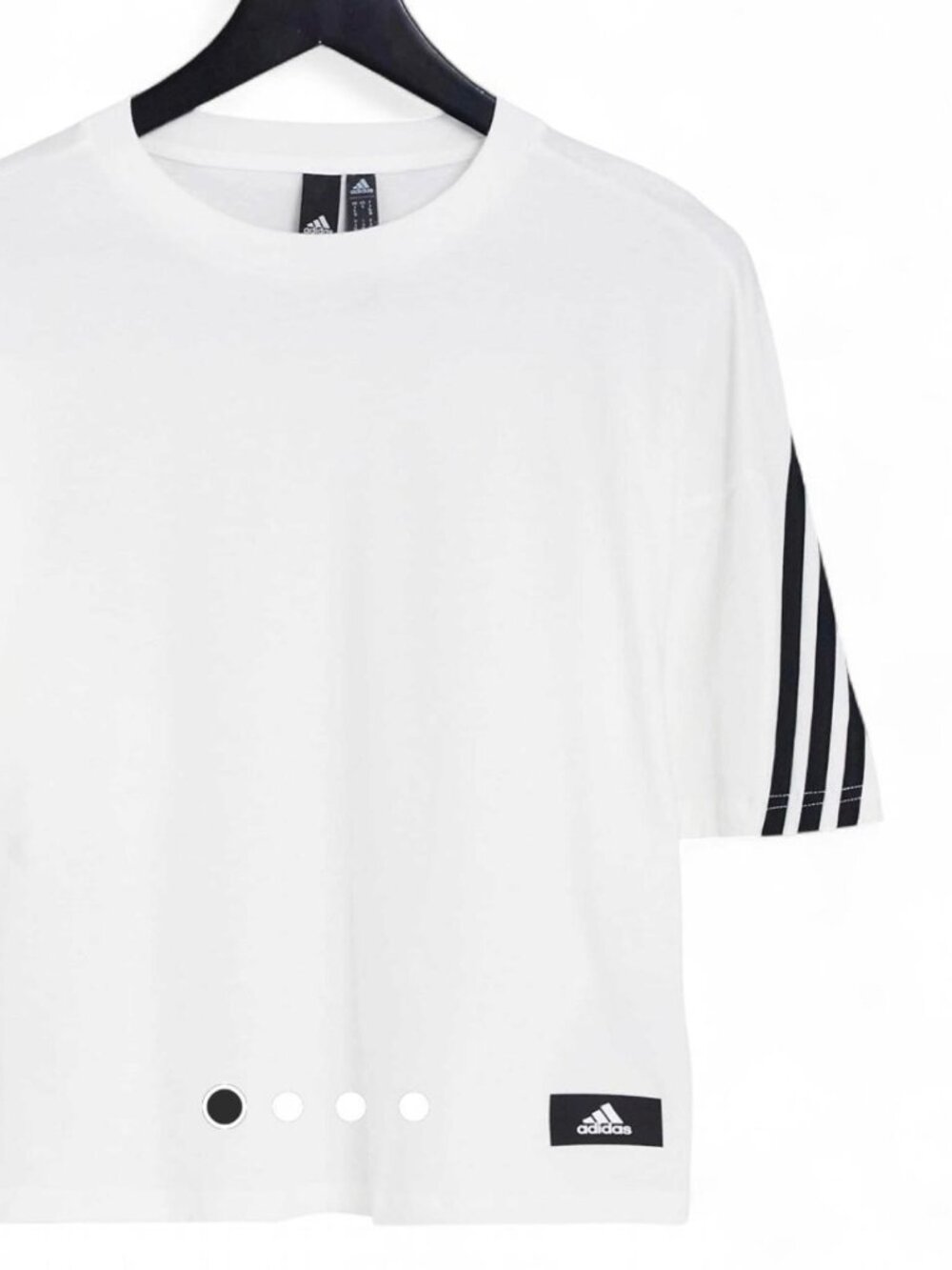 Adidas - 3 Stripe Crop T-Shirt